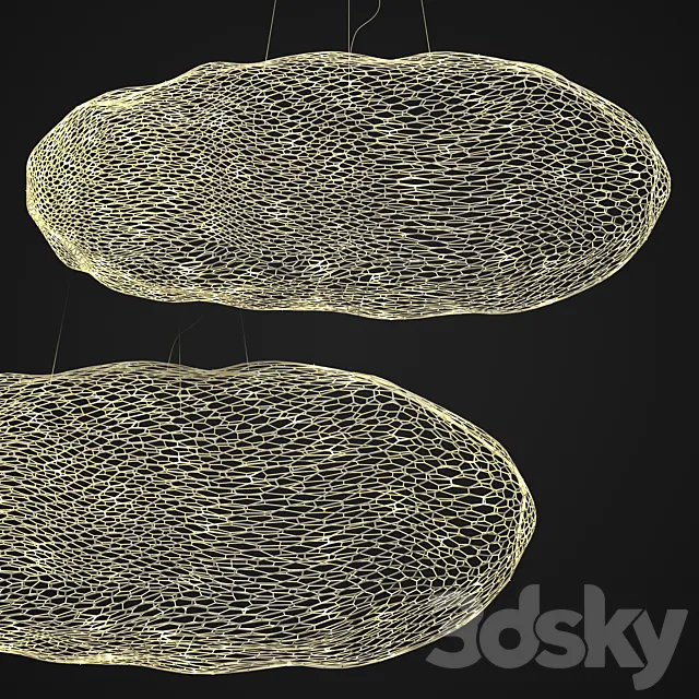 Romatti nuvole 3D Model Romatti nuvole 3D Model