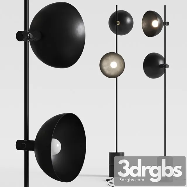 Romatti zena floor lamps_2 3D Model Download