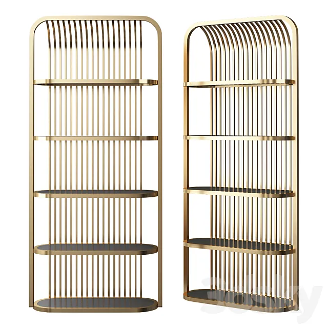 Romeo Cabinet Gold – Eichholtz 3D Model