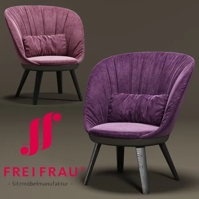 Romy armchair 3D Model Romy armchair 3D Model