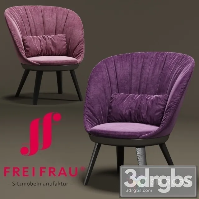 Romy Freifrau Armchair 3D Model Download