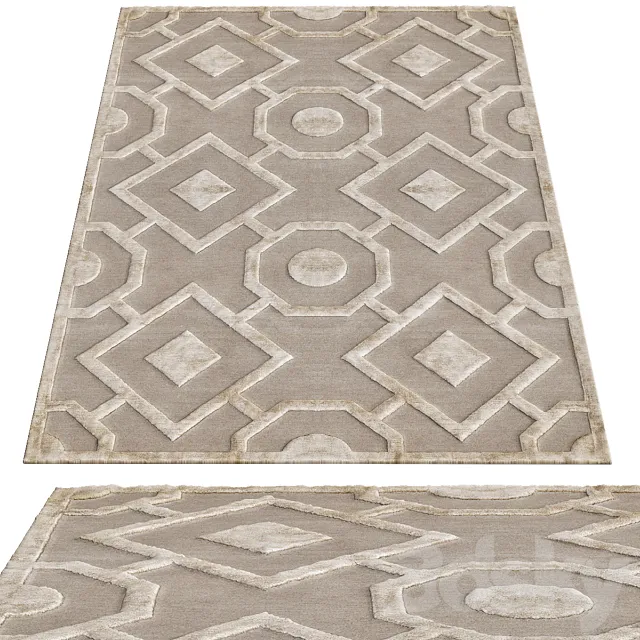 Romy Rug by Suzanne Sharp 3D Model Romy Rug by Suzanne Sharp 3D Model