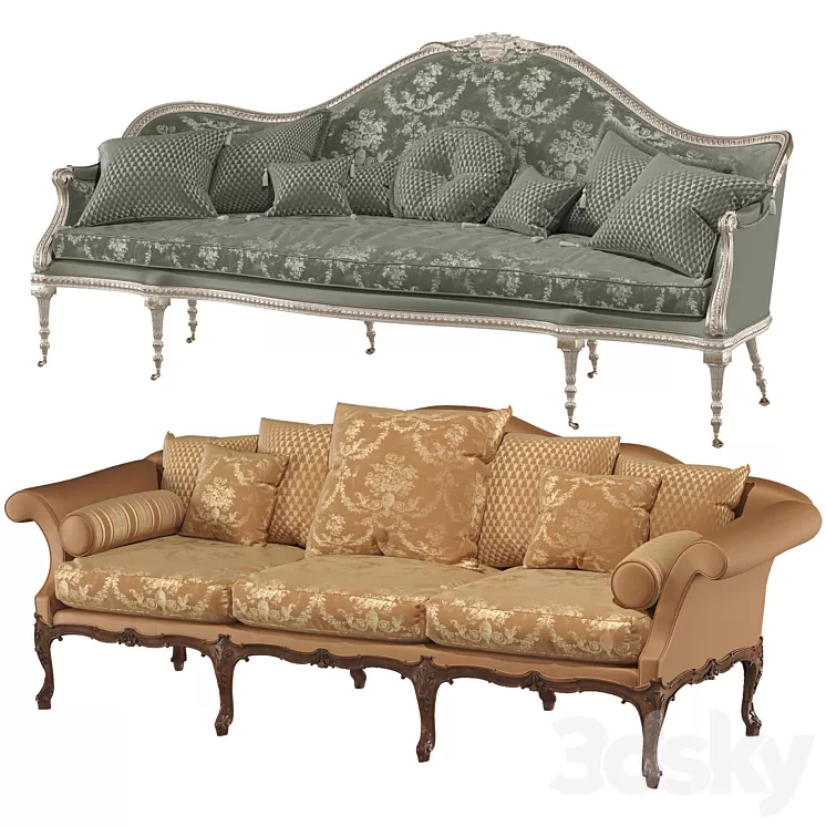 RONALD PHILLIPS Brocket sofa and George sofa 3D Model Free Download RONALD PHILLIPS Brocket sofa and George sofa 3D Model Free Download
