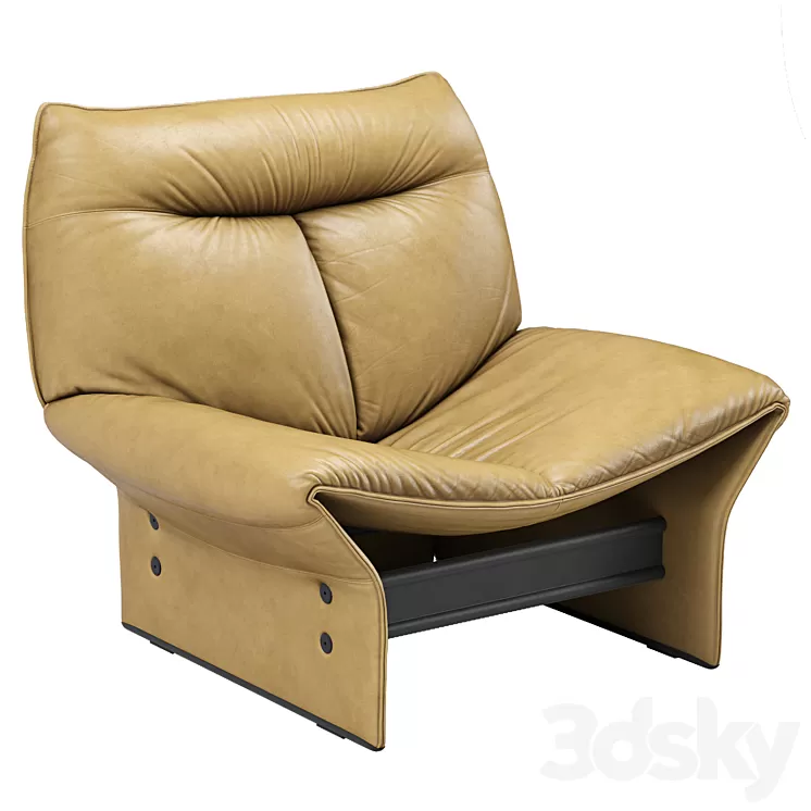 Rondine Lounge Chair 3D Model Rondine Lounge Chair 3D Model