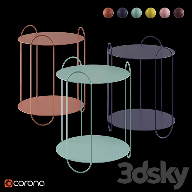 Rondo | Coffee table 3D Model