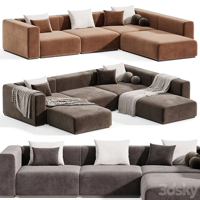 RONNY SOFA Modular sofa By Kalibroom 3D Model