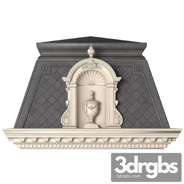 Roof Of Classical Facade 3D Model Download Roof Of Classical Facade 3D Model Download