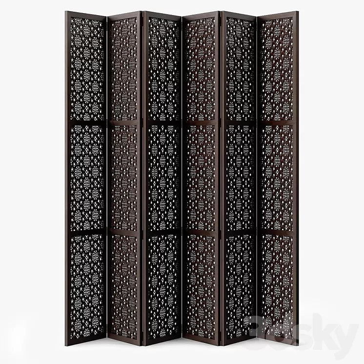Room Divider Carving 3D Model Room Divider Carving 3D Model