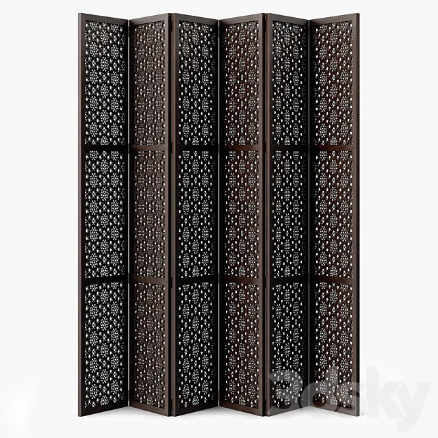 Room Divider Carving 3DModel Room Divider Carving 3DModel