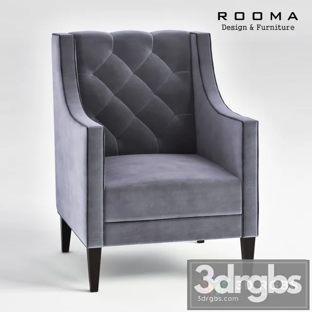 Rooma Design Kaza Armchair 3D Model Download