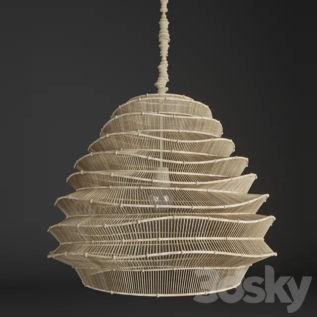 Roost Bamboo Cloud Chandelier 3DModel Roost Bamboo Cloud Chandelier 3DModel