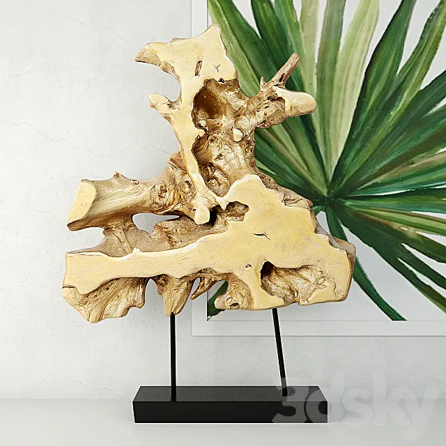 Root on Stand 3D Model Root on Stand 3D Model