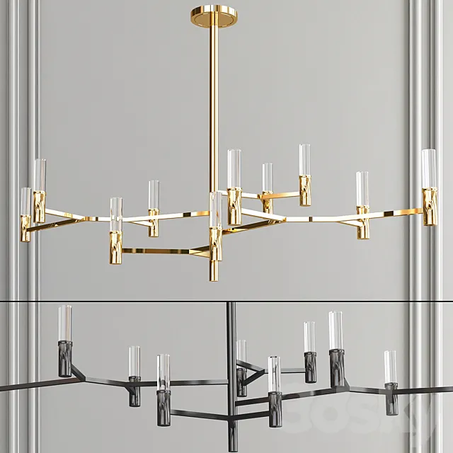 Roots chandelier 3D Model