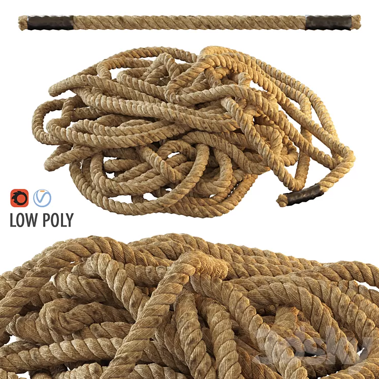 Rope 3D Model