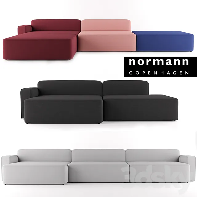 Rope Sofa by Normann Copenhagen 3D Model