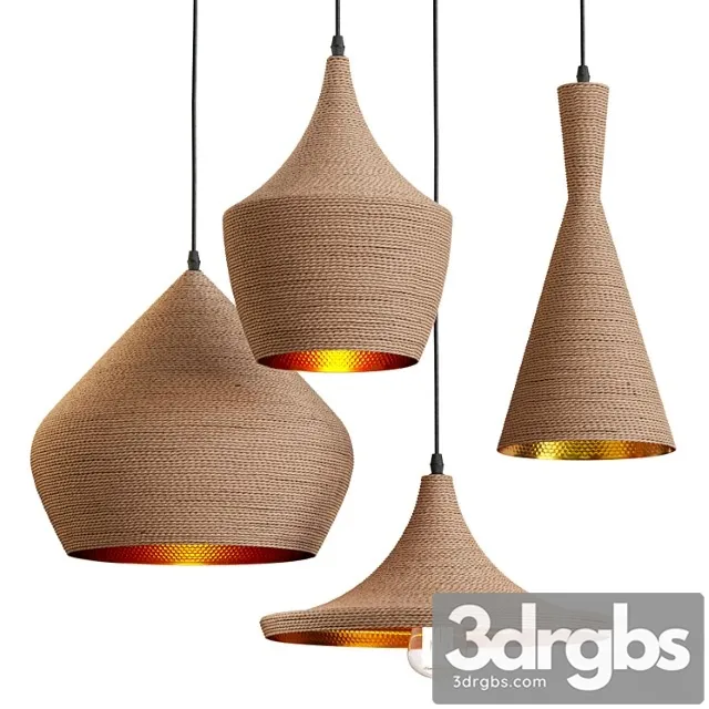 Rope wrap beat pendant lights Rope wrap beat pendant lights