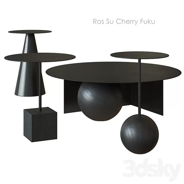 Ros Su Cherry Fuku SALAK coffee table 3D Model Free Download Ros Su Cherry Fuku SALAK coffee table 3D Model Free Download
