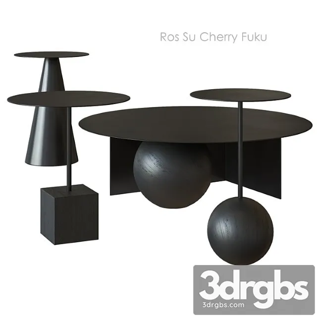 Ros Su Cherry Fuku Salayak Coffee Table 3D Model Download Ros Su Cherry Fuku Salayak Coffee Table 3D Model Download
