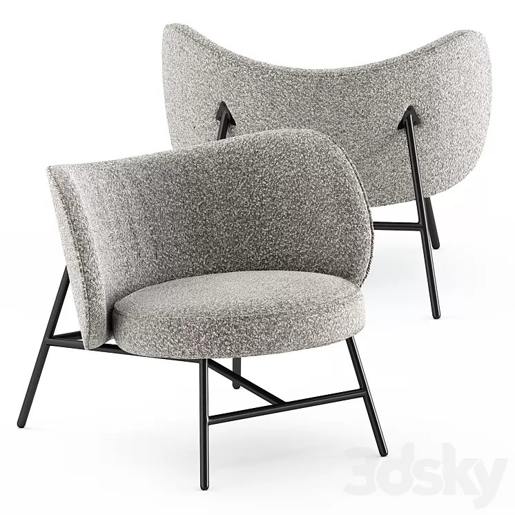 Rosa Chair by Burkedecor 3D Model Free Download