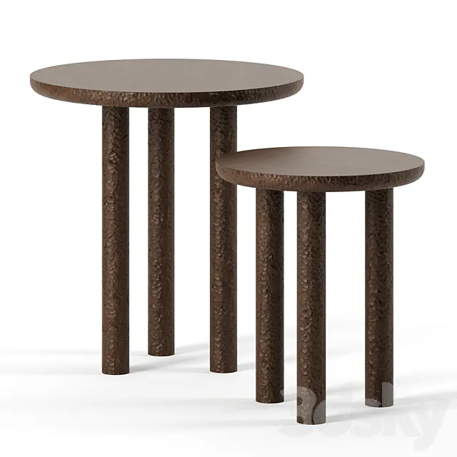 Rosae side tables by COLLECTION PARTICULIERE 3D Model