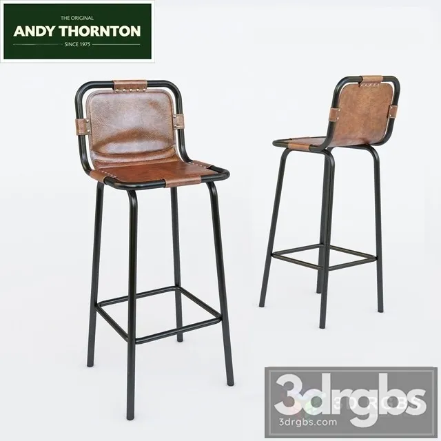 Roseland Furniture Hulta Buffalo Aniline Leather Vintage Bar Stools 3D Model Download Roseland Furniture Hulta Buffalo Aniline Leather Vintage Bar Stools 3D Model Download