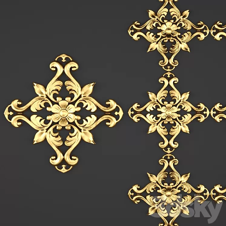 Rosette. 3D Model Rosette. 3D Model