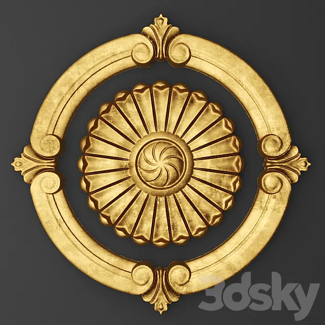 Rosette. 3D Model