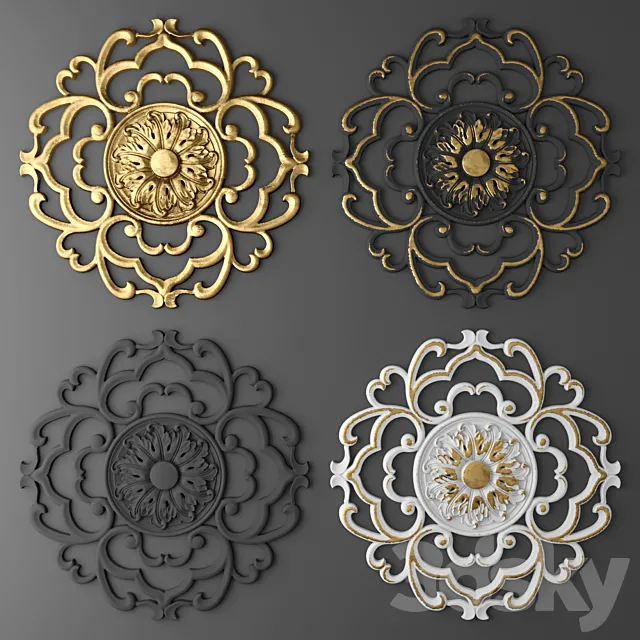 Rosette. 3D Model