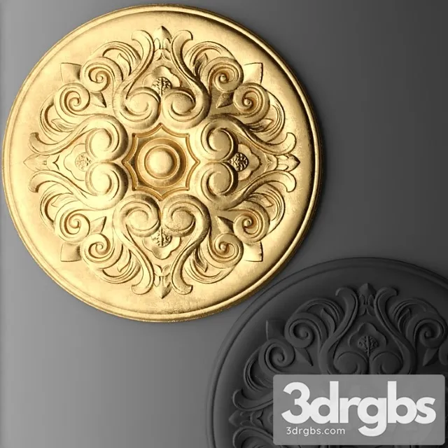 Rosette Glue Rosette Lucky Golden Decor Carving Glue Glue Ceiling Classic 3D Model Download Rosette Glue Rosette Lucky Golden Decor Carving Glue Glue Ceiling Classic 3D Model Download