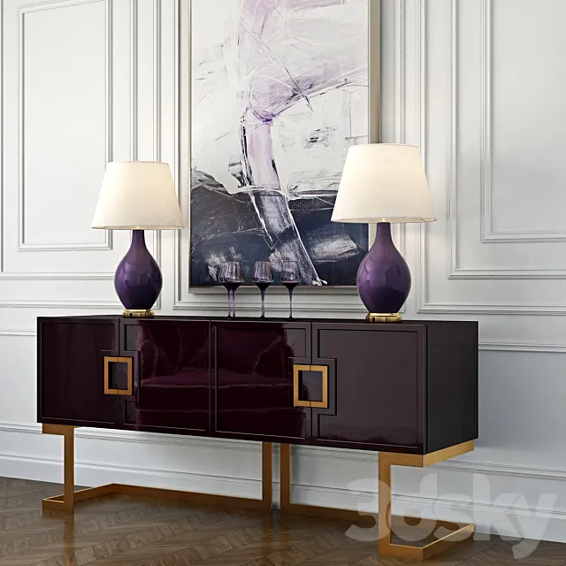 Rosewood Buffet 3DModel