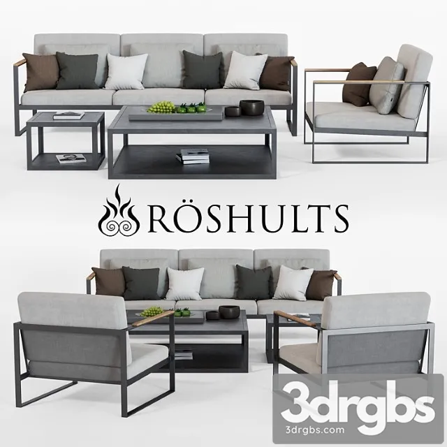 Roshults Easy Garden Set 2 3D Model Download Roshults Easy Garden Set 2 3D Model Download