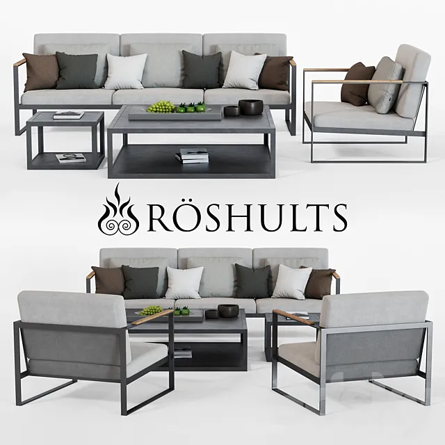 Roshults Easy Garden Set 3D Model