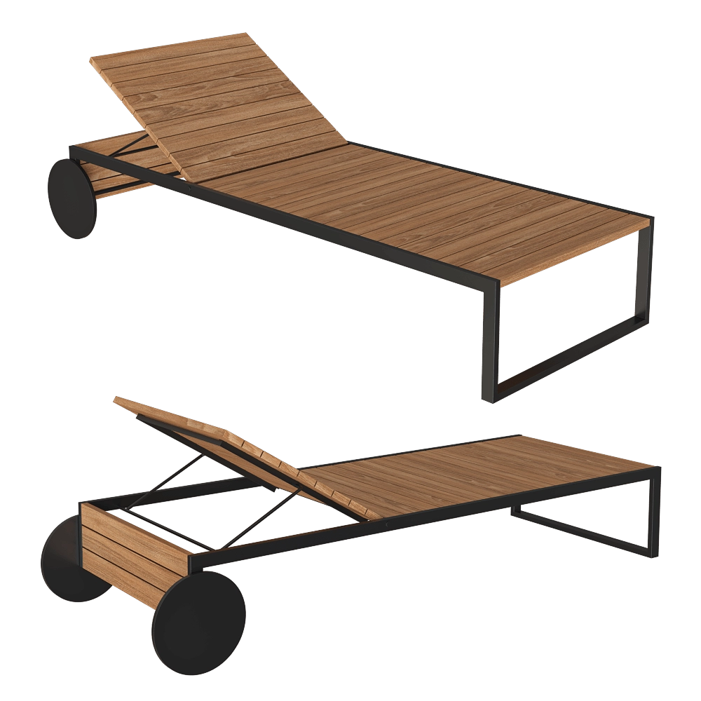 Röshults – Lounger Garden 3D Model