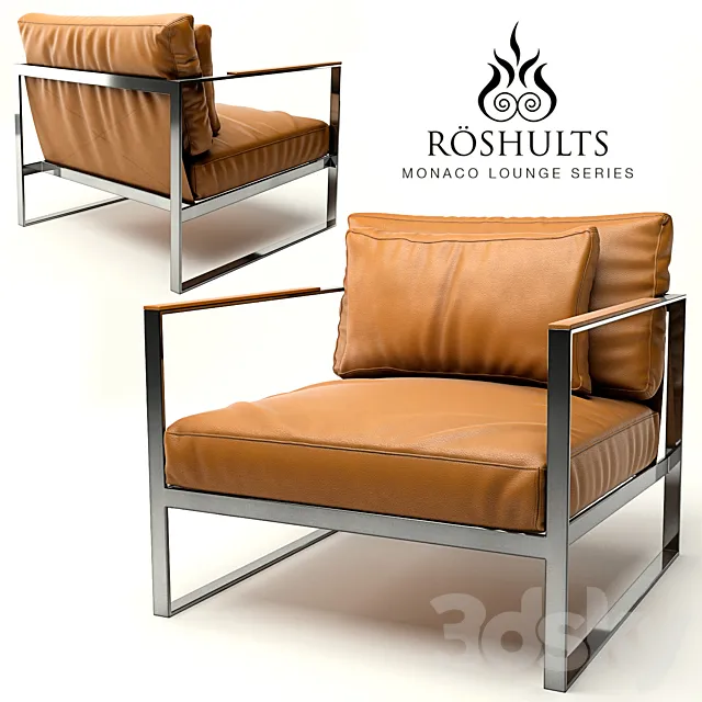 Roshults Monaco lounge chair 3DModel