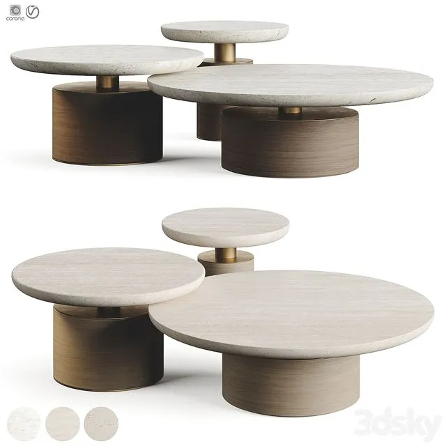 Rosie Coffee Table by Luxlucia Casa 3D Model Rosie Coffee Table by Luxlucia Casa 3D Model