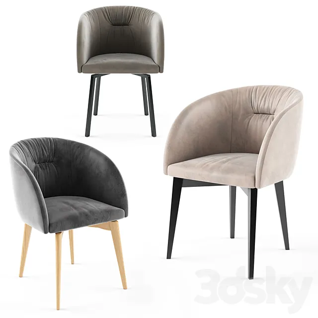 ROSIE SOFT Calligaris armchair 01 3D Model ROSIE SOFT Calligaris armchair 01 3D Model
