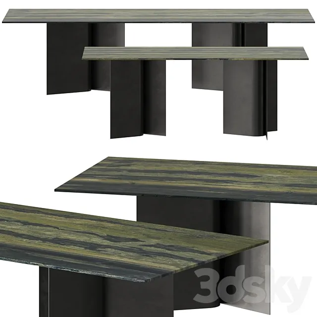Ross Gardam Breeze Dining Tables 3D Model Ross Gardam Breeze Dining Tables 3D Model