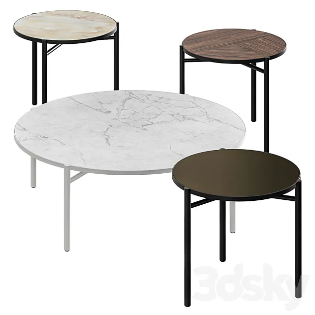Ross Gardam Noon Coffee Tables 3DModel 3DSKY Decor Helper