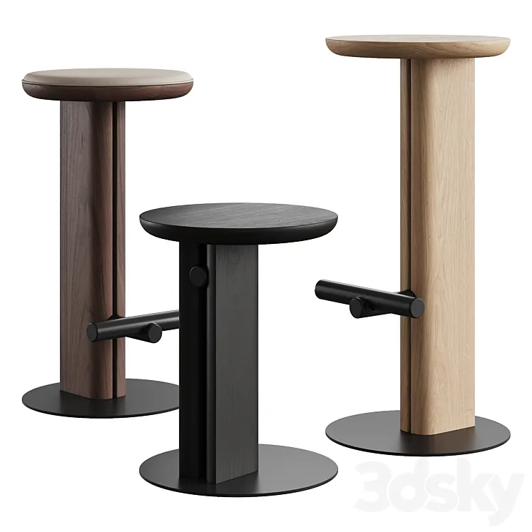 Ross Gardam Rook Stool 3D Model Free Download Ross Gardam Rook Stool 3D Model Free Download