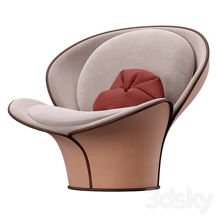 Rossana Orlandi BEBA Armchair 3D Model Free Download