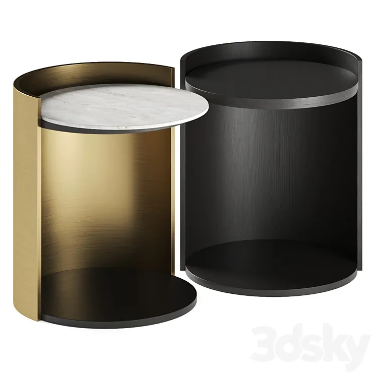 Rossato Arredamenti Rever Side Table 3D Model Free Download
