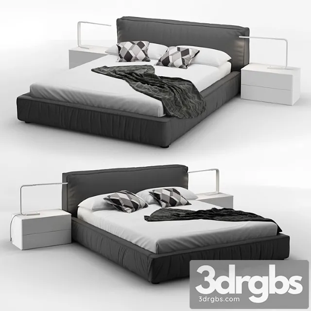 Rossetto twist platform bed 2 3D Model Download Rossetto twist platform bed 2 3D Model Download