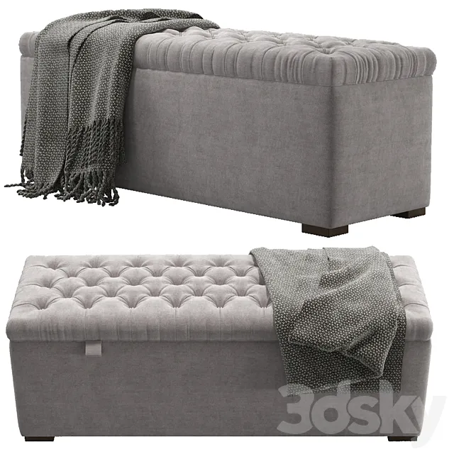 Rossini Blanket Box_The Sofa & Chair Company 3D Model Rossini Blanket Box_The Sofa & Chair Company 3D Model