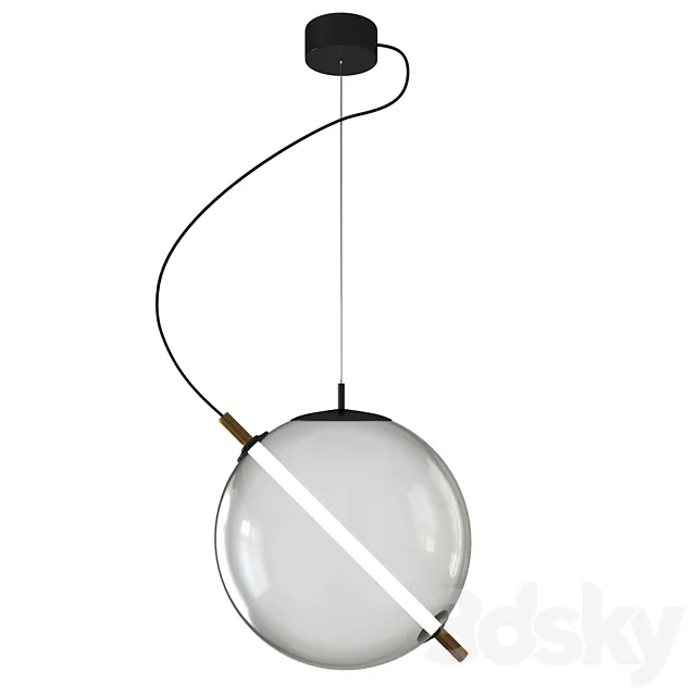 Rossini Illuminazione Terraza Martini Chandelier 3DModel