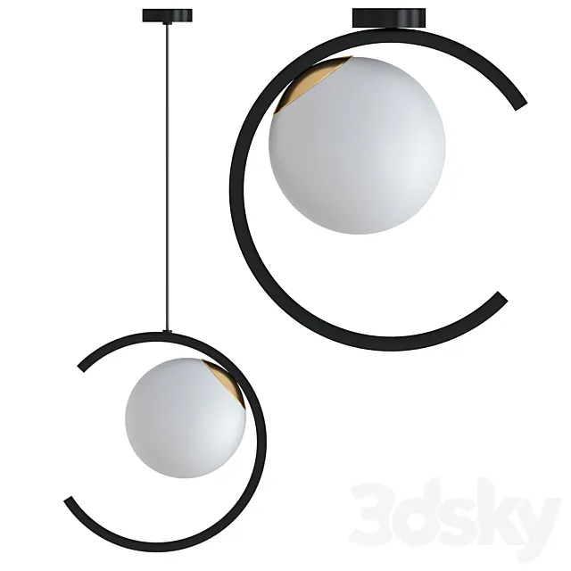 Rossini Illuminazione Tsuki Chandeliers 3DModel