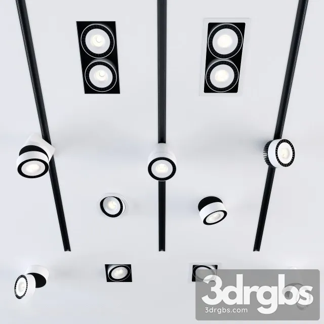 Roter Standart Spot Light Set 3D Model Download