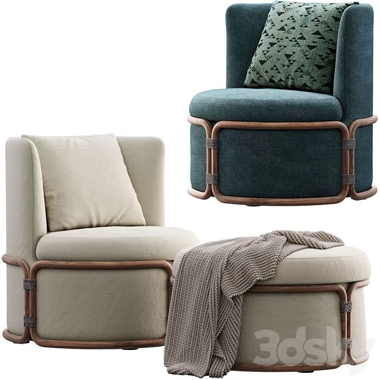 Rotin By Ethimo 3D Model Free Download