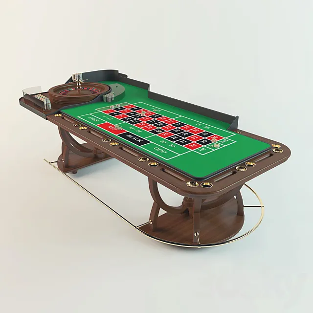 Roulette 3D Model