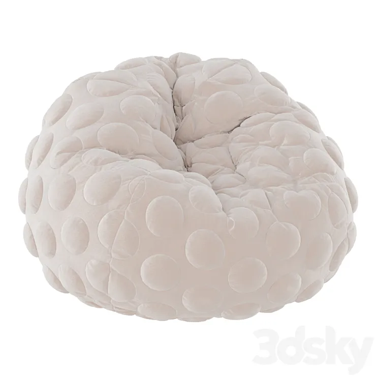 Round bean bag 3D Model Free Download Round bean bag 3D Model Free Download
