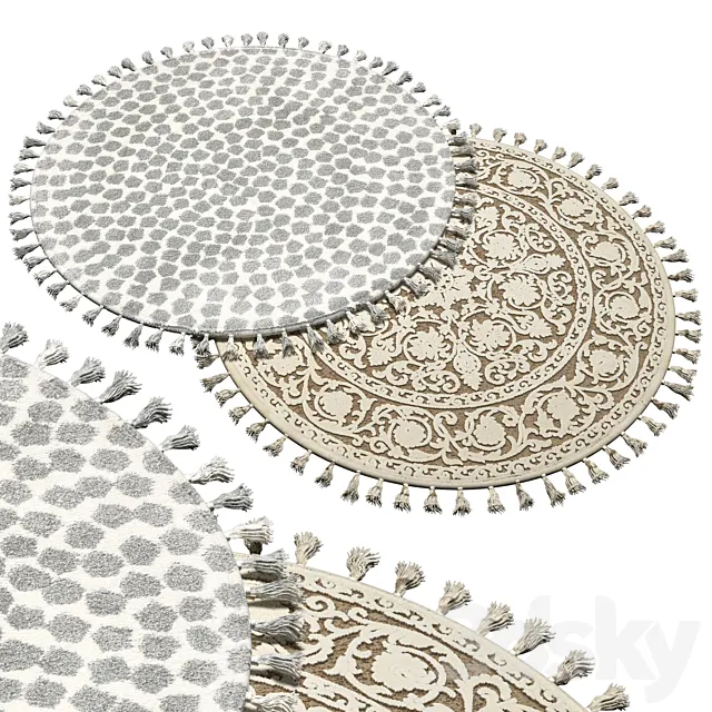 round carpet 06 3DModel round carpet 06 3DModel